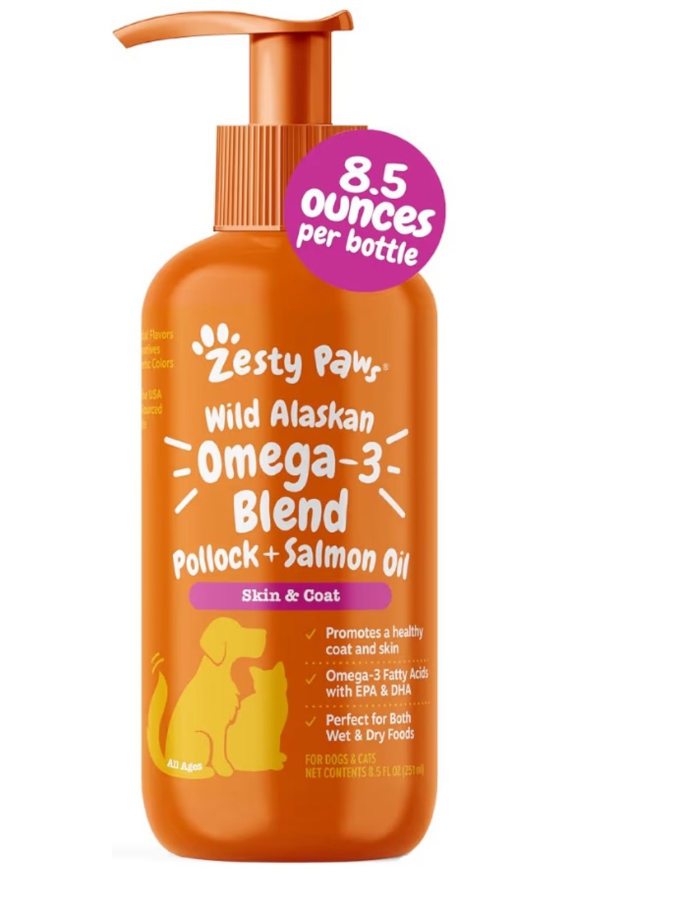 Wild Alaskan Omega-3 Blend Pollock + Salmon Oil - Orange